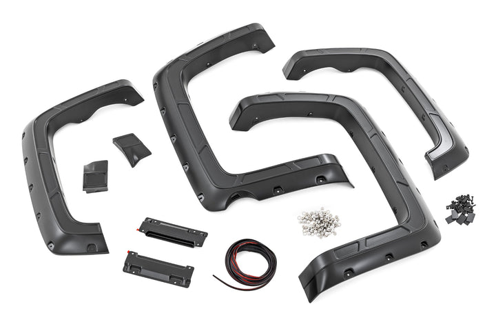 Defender Fender Flares | 5'9" Bed  | G7J Rainforest Green | Chevy Silverado 1500 (14-18)