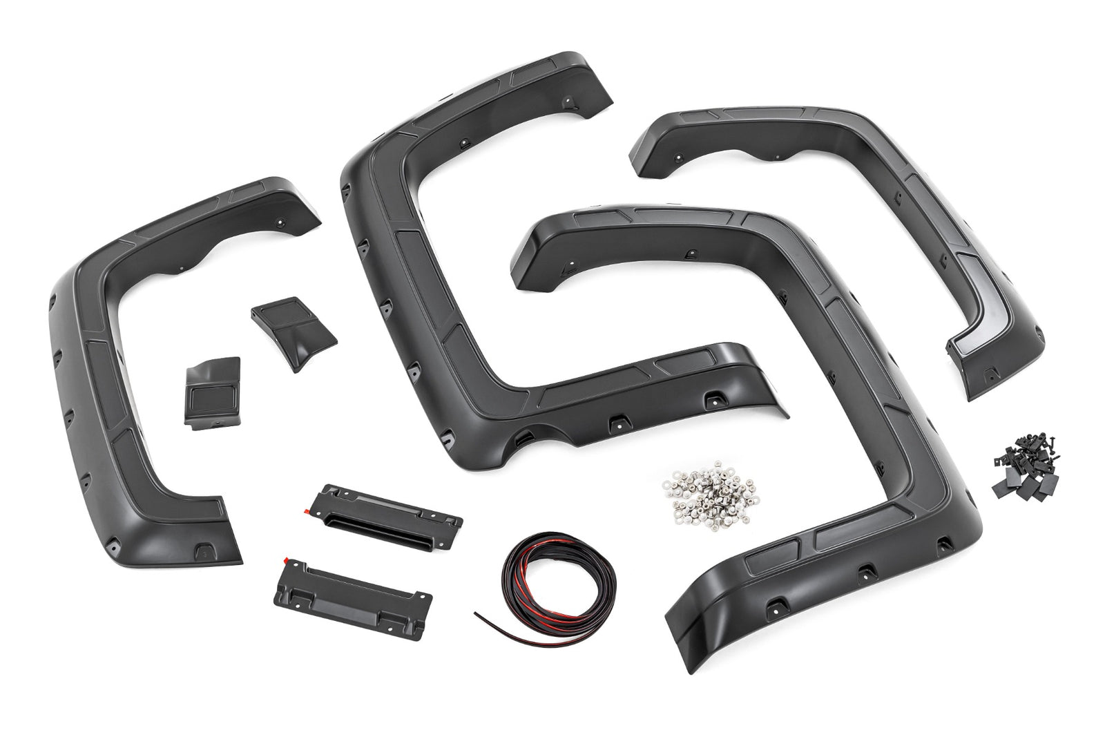 Defender Fender Flares | 5'9" Bed  | GB8 Mosaic Black | Chevy Silverado 1500 (14-18 & Classic)