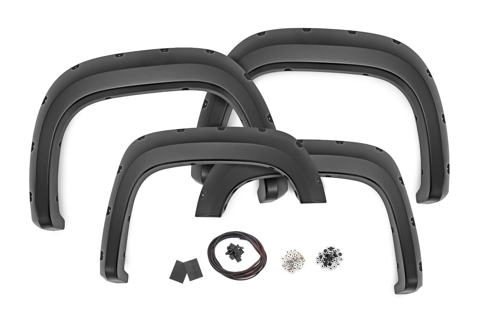 Pocket Fender Flares | 5'9" Bed | GCN Victory Red | GMC Sierra 1500 (07-13)