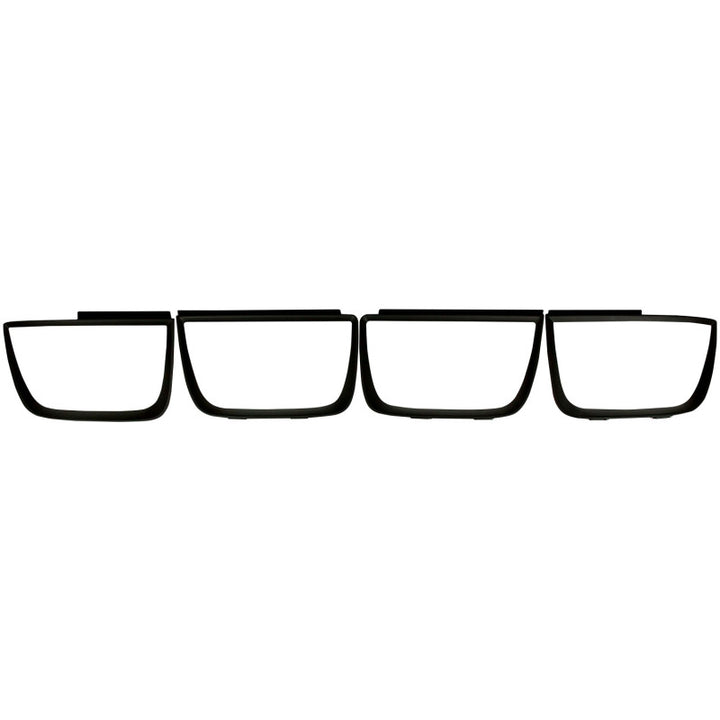 ANZO Taillight Bezels 2010-2013 Chevrolet Camaro Taillight Bezels - 4pc Flat Black
