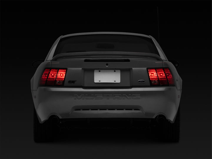 Raxiom 96-04 Ford Mustang Excluding 99-01 Cobra Sequential Tail Light Kit (Plug-and-Play Harness)