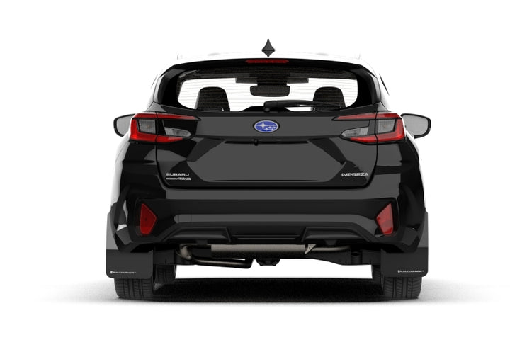 Rally Armor 24-26 Subaru Impreza Black UR Mud Flap w/ Red Logo