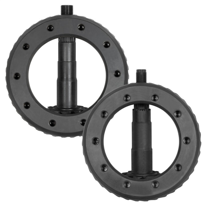 Yukon Gear Ring & Pinion Gear Kit Front & Rear for Toyota 8/7.5R Diff (w/Factory Locker) 4.56 Ratio