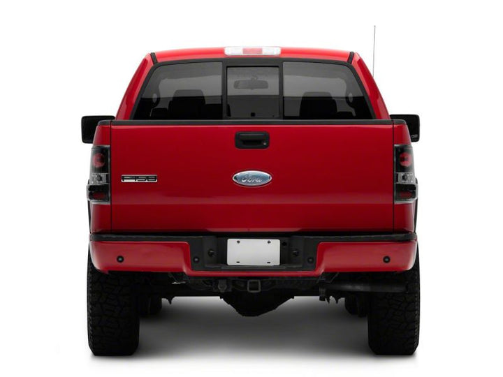 Raxiom 04-08 Ford F-150 Styleside Euro Style Tail Lights- Black Housing - Red/Clear Lens