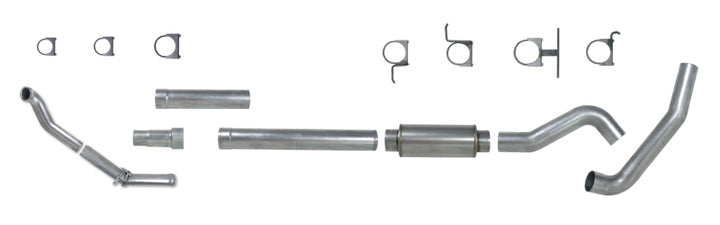 Diamond Eye KIT 5in Turbo Back SGL AL: 94-97 FORD 7.3L F250/F350 PWRSTROKE NFS W/ CARB EQUIV STDS
