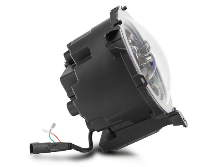 Raxiom 18-23 Jeep Wrangler JL Axial Series 9-In LED Angel Eye Headlights- Black Housing (Clear Lens)
