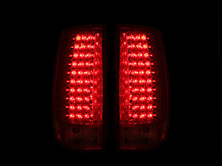 ANZO 2007-2014 Chevrolet Suburban LED Taillights Black G4