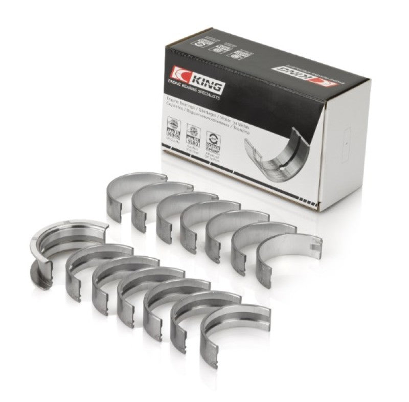 King Engine Bearings 89-15 Dodge Cummins Diesel 5.9L 6.7L Inline 6 (Size 0.75mm) Main Bearing Set