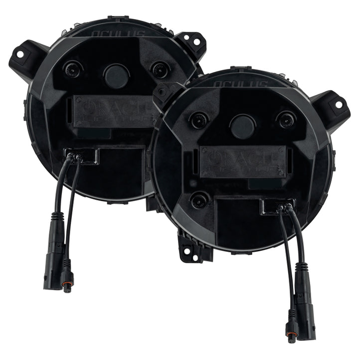 Oracle Oculus Bi-LED Projector Headlights for Jeep JL/Gladiator JT Satin Silver 5500K