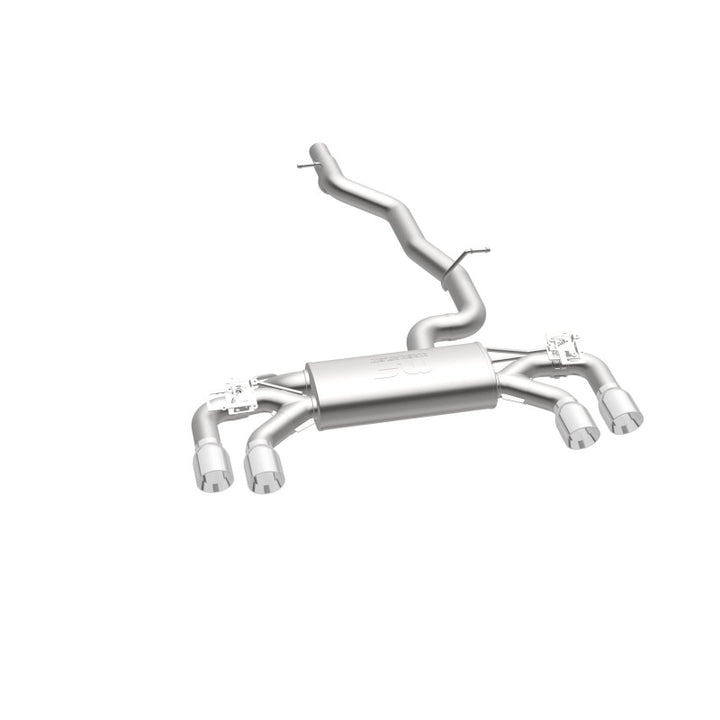 MagnaFlow Sys C/B 2015-2017 Volkswagen Golf R 3in Polished SS Quad Tip Split Rear Exit