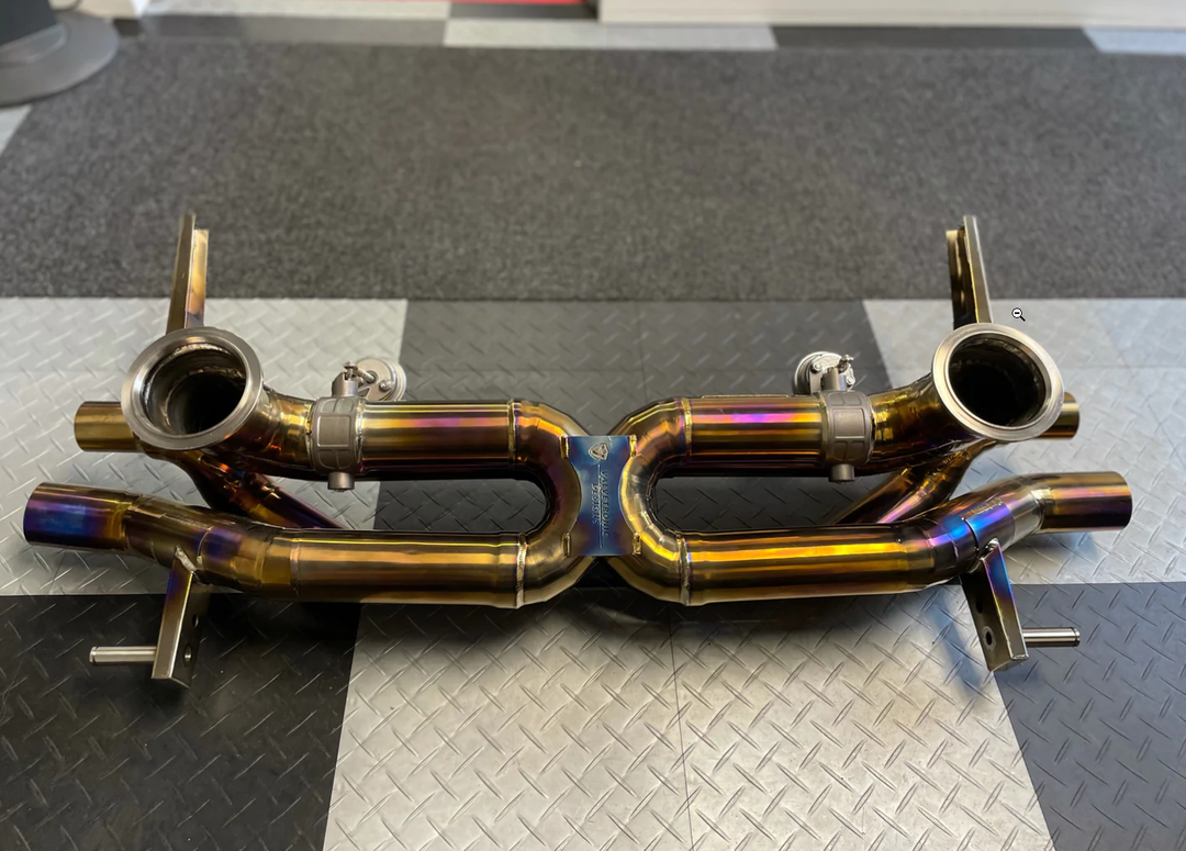Audi R8 V10 / Lamborghini Huracan Titanium F1 Valved Sport Exhaust System