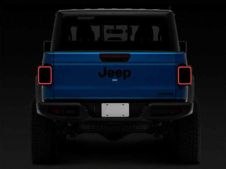Raxiom 20-23 Jeep Gladiator JT LED Tail Lights- Black Housing (Smoked Lens)