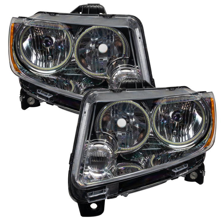 Oracle 11-13 Jeep Grand Cherokee SMD HL (Non-HID) - Chrome - White