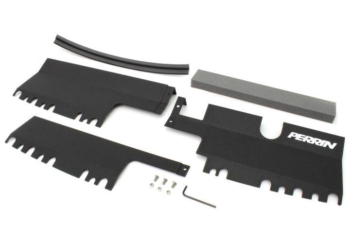 PERRIN 15-21 Subaru WRX/STI Radiator Shroud (With/Without OEM Intake Scoop) - Black