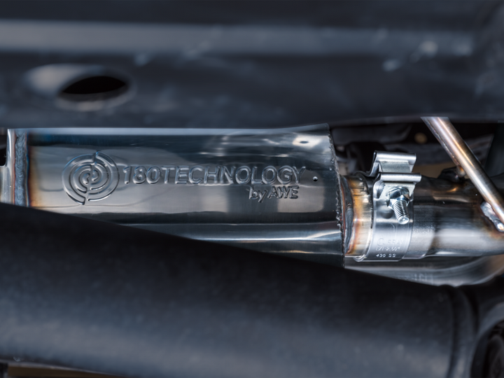 AWE Tuning 16-22 Toyota Tacoma 0FG Cat-Back Exhaust w/ BashGuard - Dual Chrome Silver Tips