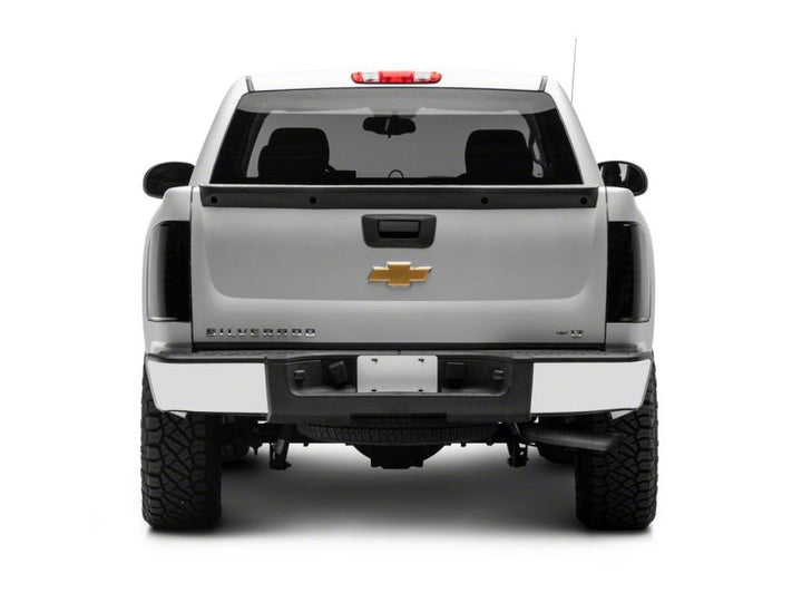 Raxiom 07-14 Chevrolet Silverado 1500 Axial Series LED Tail Lights- Black Housing (Smoked Lens)