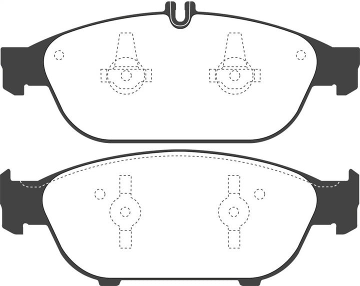 EBC 12+ Mercedes-Benz E550 4.6 Twin Turbo Coupe Redstuff Front Brake Pads