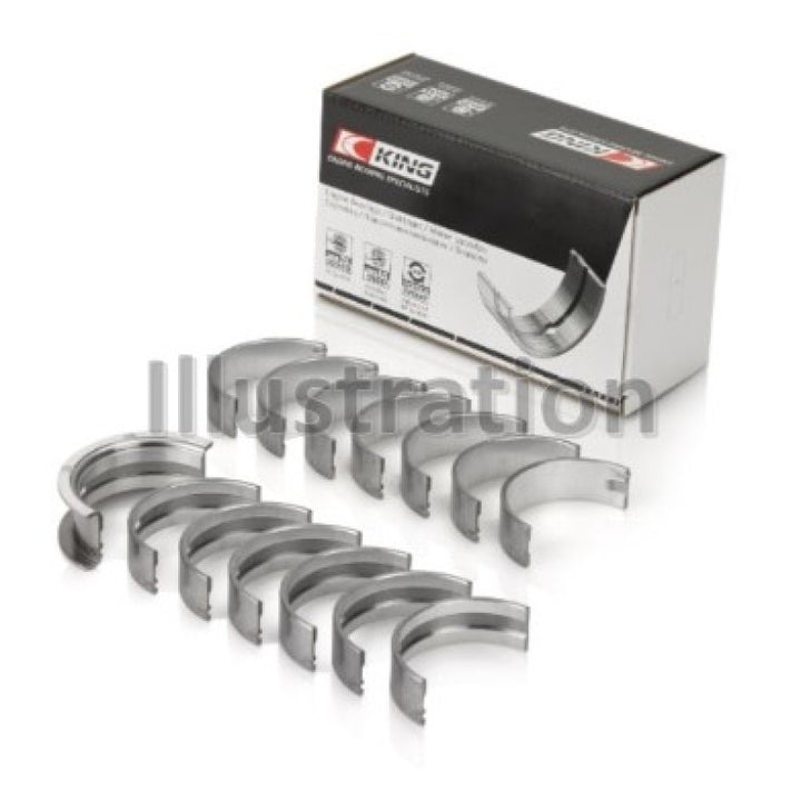 King Engine Bearings Ford 200 3.3L 12V (Size +0.10) Main Bearing Set