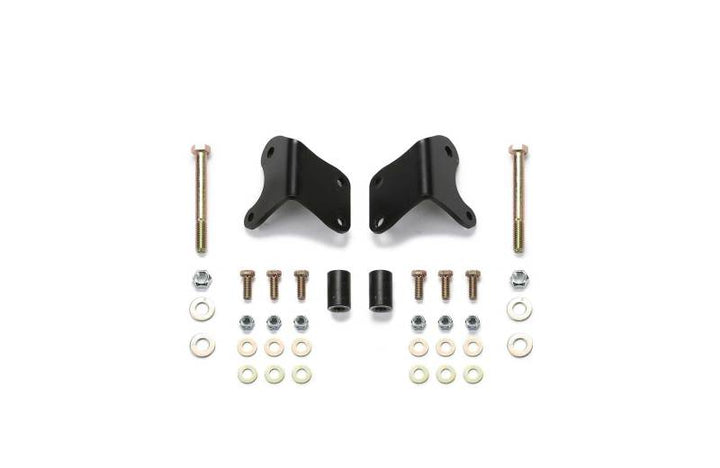 Fabtech 07-18 Jeep JK 4WD Front Lower Shock Mount Relocation Brackets