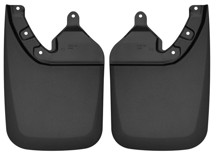 Husky Liners 2016 Toyota Tacoma w/ OE Fender Flares Custom Molded Rear Mud Guards - Black