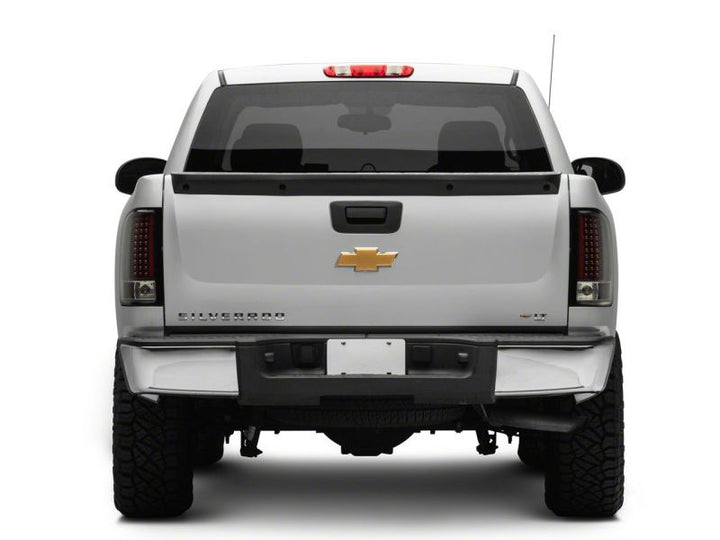 Raxiom 07-13 Chevrolet Silverado 1500 LED Tail Lights- Black Housing (Clear Lens)