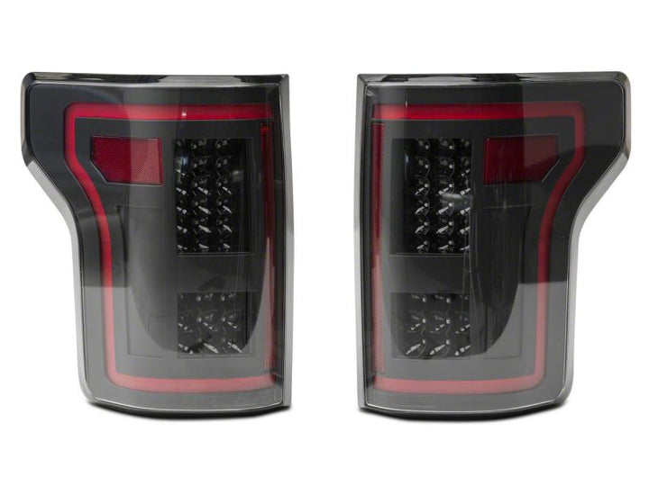 Raxiom 15-17 Ford F-150 LED Tail Lights w/ SEQL Turn Signals- Black Housing (Clear Lens)