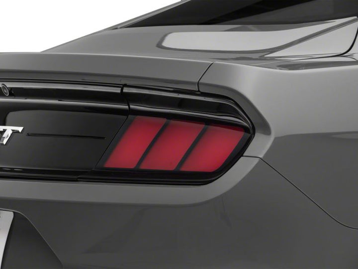 Raxiom 15-23 Ford Mustang Profile LED Tail Lights Gloss Black Housing- Red Lens