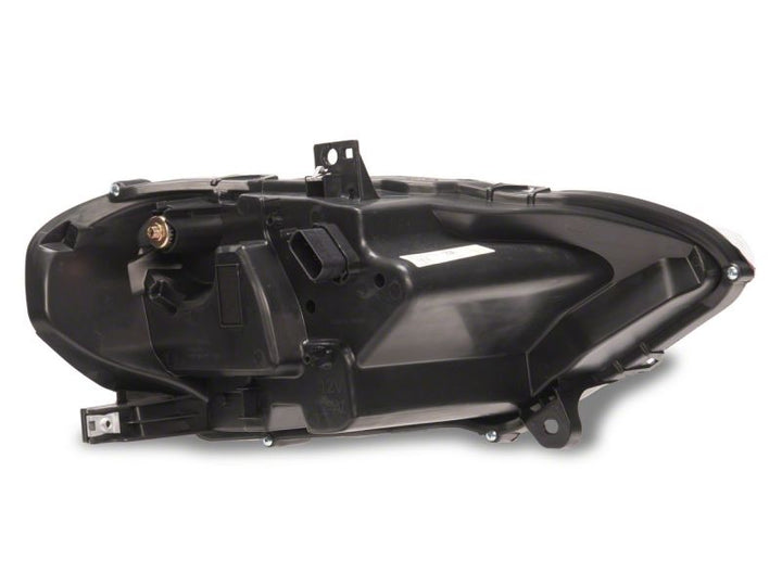 Raxiom 18-23 Ford Mustang GT EcoBoost LED Projector Headlights- Black Housing (Clear Lens)