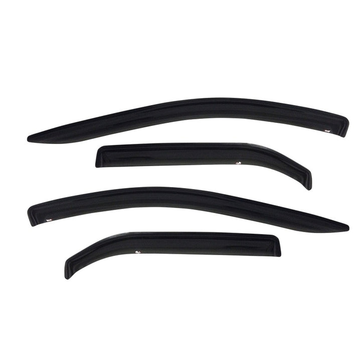Westin 2004-2009 Mazda 3 Sedan Slim Wind Deflector 4pc - Smoke