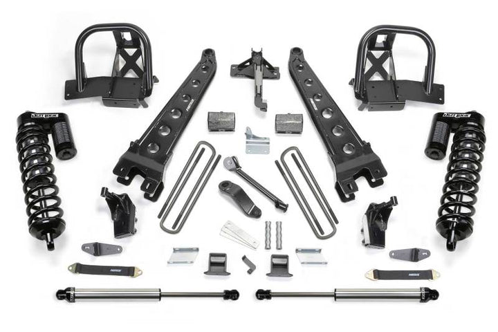 Fabtech 11-16 Ford F350/450 4WD 8 Lug 6in Rad Arm Sys w/Dlss 4.0 C/O& Rr Dlss