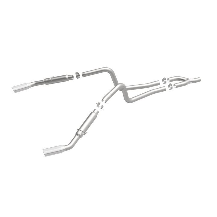 MagnaFlow Sys CB 05-09 Mustang V6 Duals