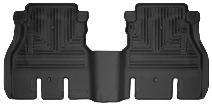 Husky Liners 19-24 Jeep Wrangler JLU WeatherBeater Second Row Black Floor Liners