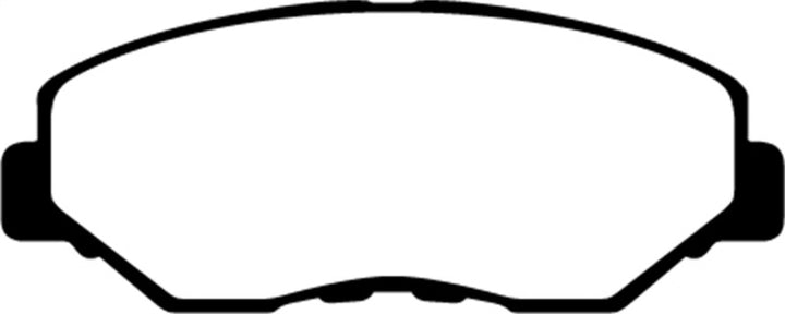 EBC 13-15 Acura ILX 1.5 Hybrid Yellowstuff Front Brake Pads
