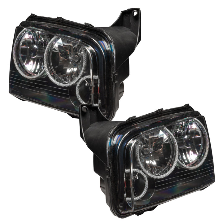 Oracle 05-10 Dodge Charger SMD HL (Non-HID) - Triple Halo - ColorSHIFT w/ BC1 Controller