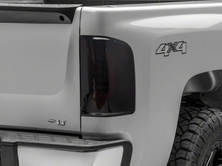 Raxiom 07-14 Chevrolet Silverado 1500 Axial Series LED Tail Lights- Black Housing (Smoked Lens)