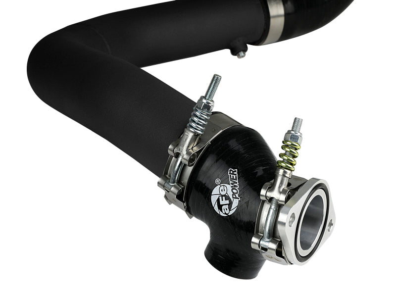 aFe BladeRunner 2.5in Aluminum Hot Side Charge Pipe 15-20 Subaru WRX 2.0T - Black