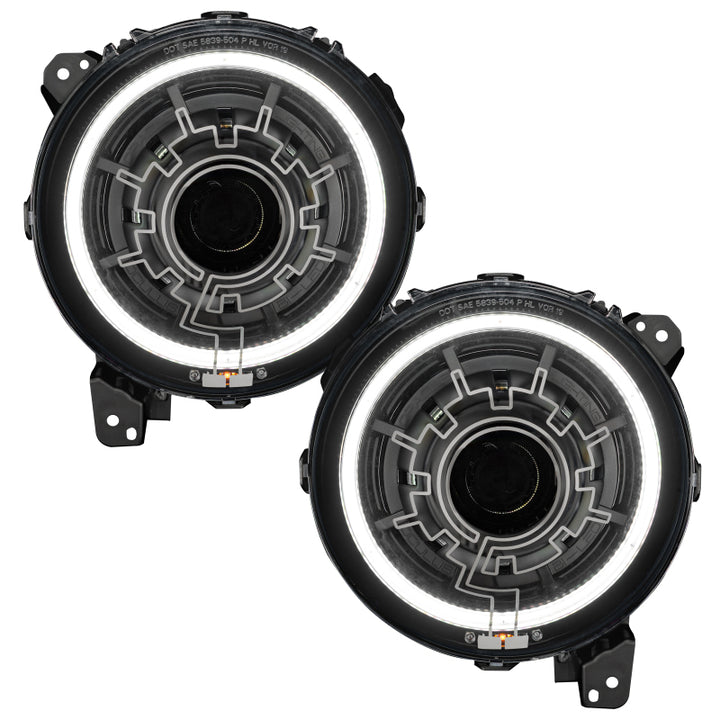 Oracle Lighting 18-22 Jeep Wrangler JL Oculus Bi-LED Projector Headlights