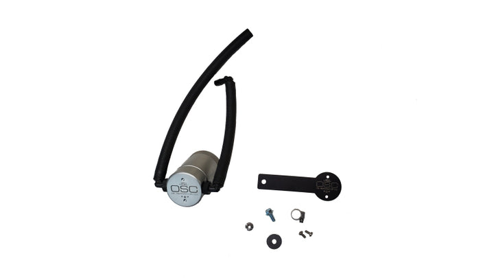 J&amp;L 2022-2026 Nissan Frontier 3.8L V6 Passenger Side Oil Separator 3.0 - Clear Anodized