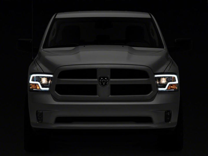 Raxiom 09-18 Dodge RAM 1500 Non-Projector LED Halo Headlights- Chrome Housing (Clear Lens)