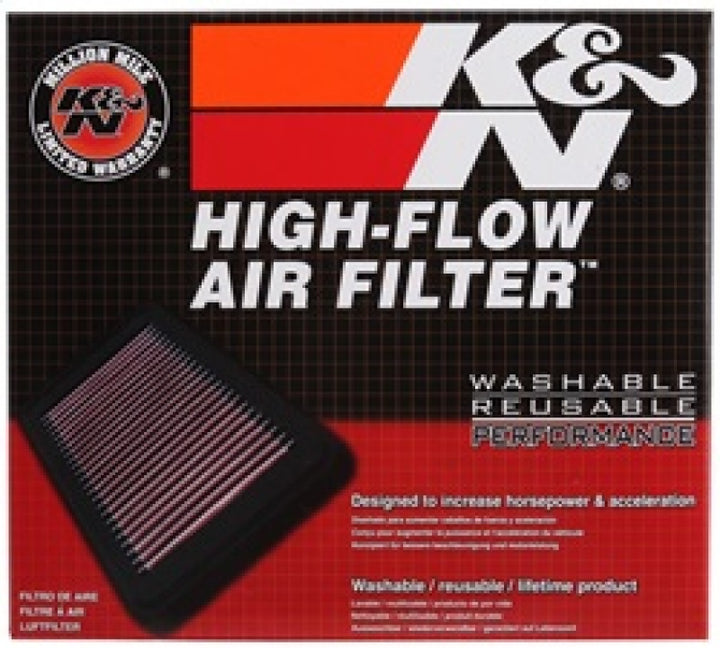 K&N Replacement Air Filter 12 -13 VW Golf VII 1.2L/1.4L / 12-13 Polo GT 1.4L / 13 Audi A3 1.4L