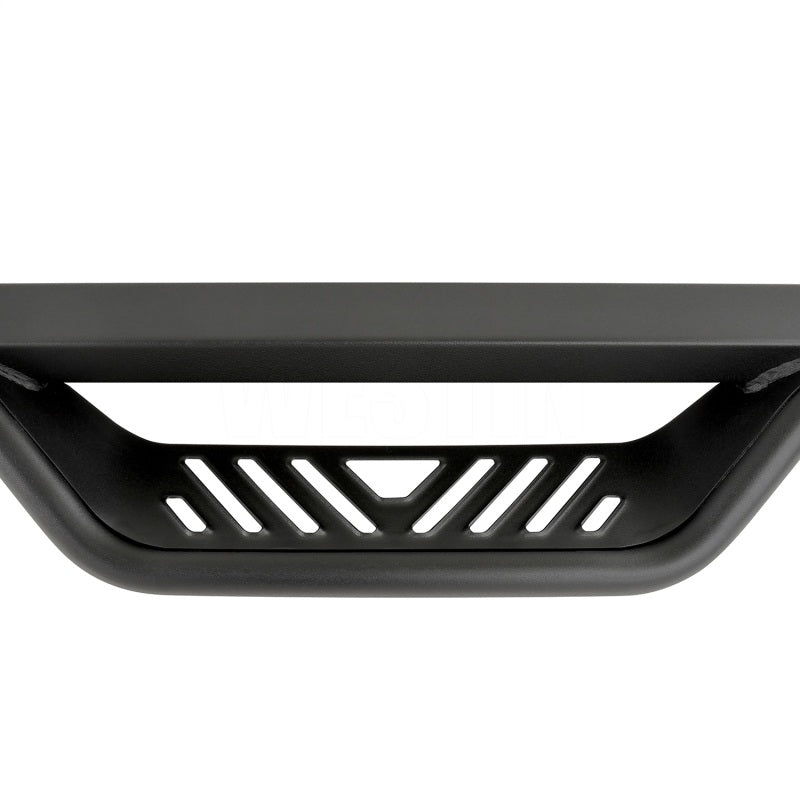 Westin 05-22 Toyota Tacoma Double Cab Outlaw Drop Nerf Step Bars - Textured Black