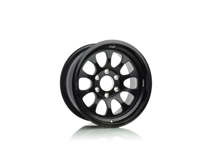 Titan 7 T-AK1 17x8.5 5x127 -1 Offset / 71.5 CB Machine Black Wheel (Dropship ONLY)