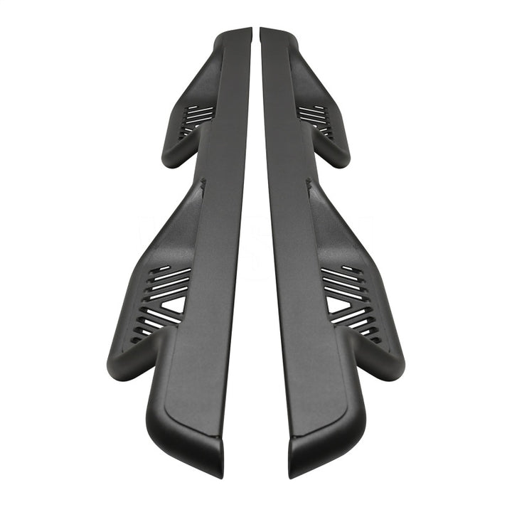 Westin 14-18 Chevrolet Silverado/GMC Sierra Crew Cab Outlaw Nerf Step Bars (Excl. Diesel) -Text. Blk