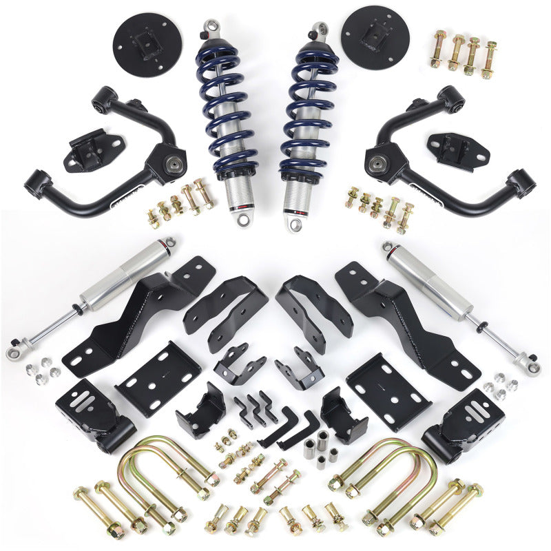 Ridetech 2019+ Silverado/Sierra 2WD Performance Lowering System - Axle Group A