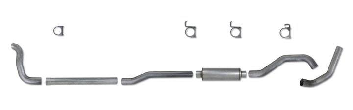 Diamond Eye KIT 4in Turbo Back SGL AL: 2-WHEEL DRIVE ONLY 89-93 DODGE CUMMINS 5.9L