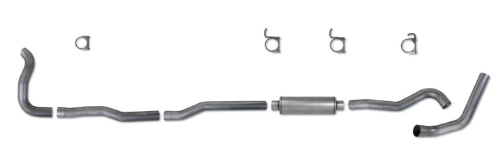 Diamond Eye KIT 4in Turbo Back SGL AL: 4-WHEEL DRIVE ONLY 89-93 DODGE CUMMINS 5.9L