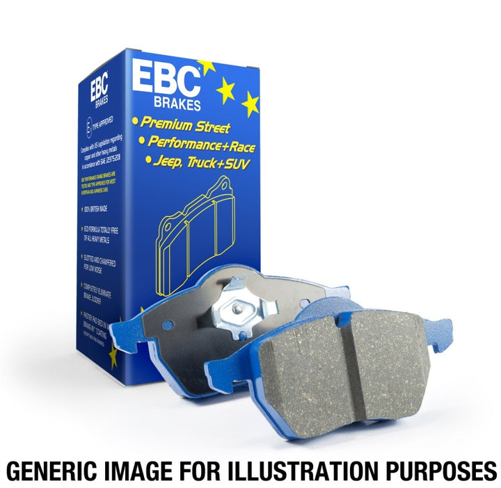 EBC 06-10 BMW M5 5.0 (E60) Bluestuff Front Brake Pads