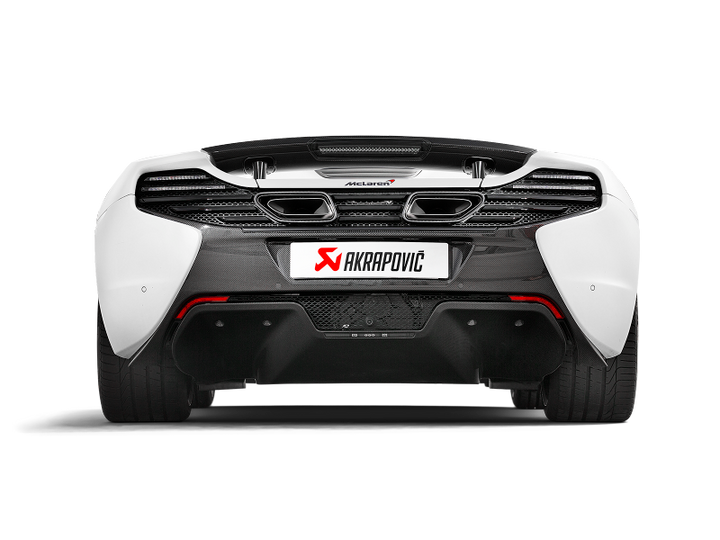Akrapovic 14-17 McLaren 650S/650S Spyder Slip-On Line (Titanium) w/ Carbon Tips