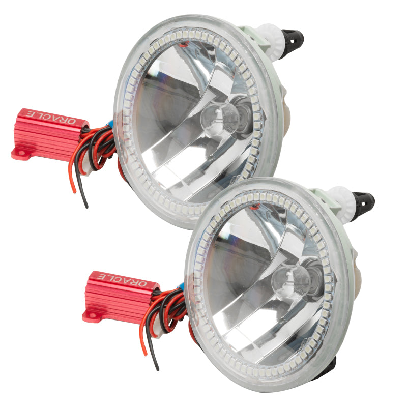Oracle Lighting 08 Ford Explorer Sport Trac Pre-Assembled LED Halo Fog Lights -Red