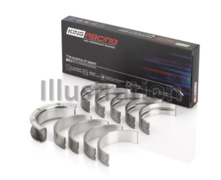 King Engine Bearings Ford 260CI/289CI 302 5.0L Windsor (Size 020X ) Main Bearing Set